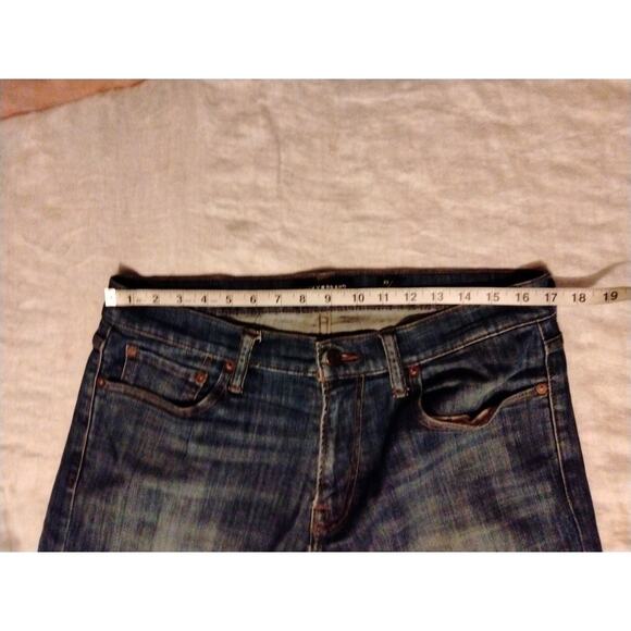 Lucky Brand Jeans Mens 33x32 Blue 221 Original Straight Dark Wash Denim - Picture 3 of 9